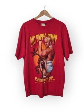 Vintage 1998 WWE Scott Steiner Big Poppa Pump Taz Shirt XL